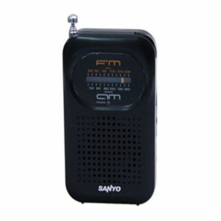 Sanyo RP-63(XE) Portable FM/AM Radio - Black