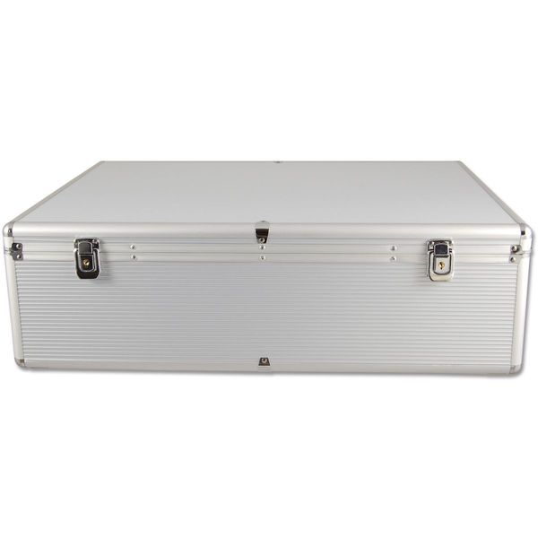 1000 Disc Aluminum CD/DVD Storage Portable Box Case Music Movie