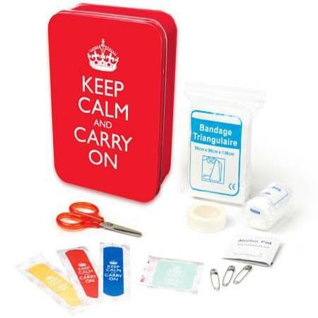 Keep Calm and Carry On First Aid Kit