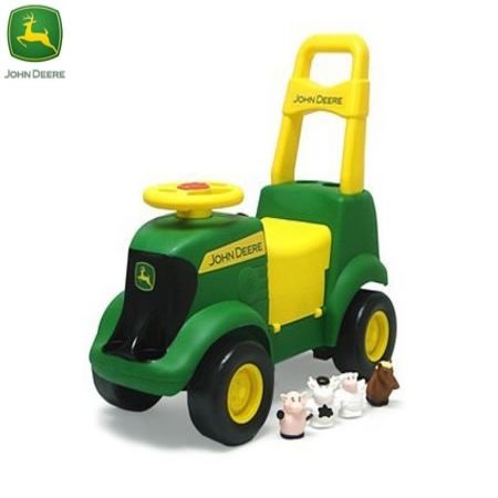 John Deere Kids 3 in 1 Sit 'n' Scoot Tractor Ride-On With Sounds