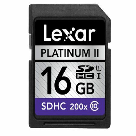 FREE SHIPPING! Lexar PLATINUM II SDHC 16GB Memory 16 G SD HC Card Hi-Speed 200X Class 10