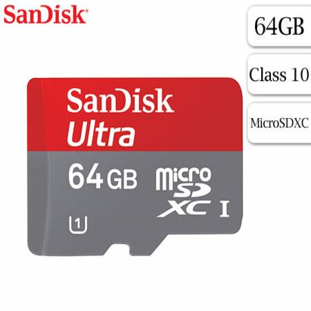FREE SHIPPING! SanDisk 64GB Mobile Ultra UHS-1 Micro SDXC Class 10 200X 30MB/s