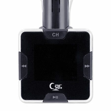 Car MP3 Player Modulator Wireless FM Transmitter USB SD MMC Slot - Black