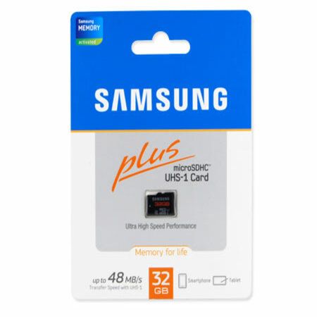 SAMSUNG 32GB micro SD SDHC PLUS Memory Card Class 10 UHS-I 48MB/s