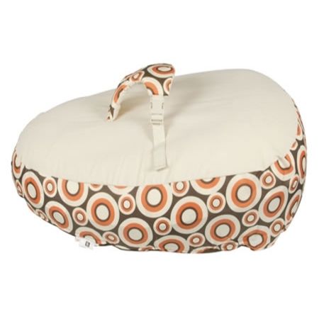 Childcare 5-in-1 Baby Bean Bag & Maternal Cushion - Geo Orange