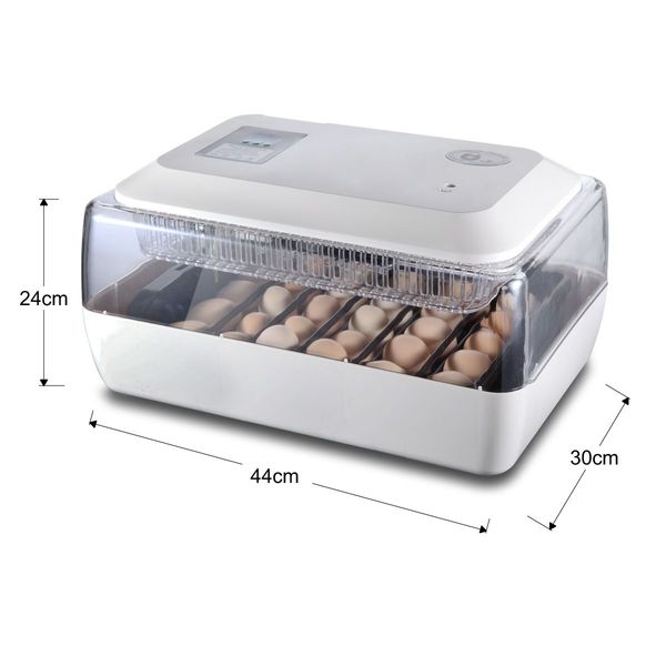 30 Egg Incubator Automatic Turning Hatching Chicken Duck Pigeon Poultry Hatcher