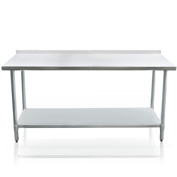 Kitchen Prep Table Cater Work Bench Table Stainless Steel W/Adjustable Feet -1524mmx610mm