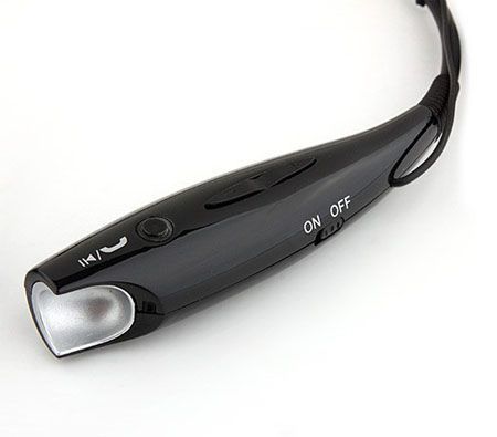 Wireless Bluetooth Neck-Strap Stereo Headset