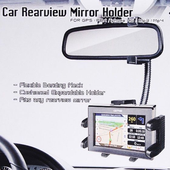 Multifunction 360 Car Mount Holder Stand for iPhone GPS PDA iPod Mobile