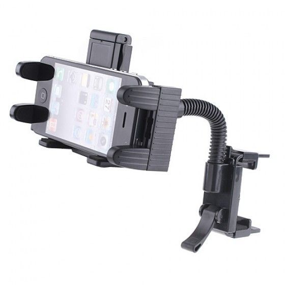 Multifunction 360 Car Mount Holder Stand for iPhone GPS PDA iPod Mobile