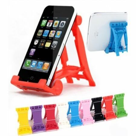 Folding Holder Mount Multi-stand For iPhone 5 iPad 4 3 SAMSUNG P5100 P5110 Tab2 (Colour Random Picked)