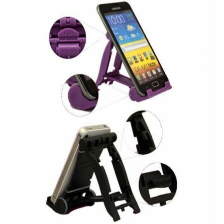 Folding Holder Mount Multi-stand For iPhone 5 iPad 4 3 SAMSUNG P5100 P5110 Tab2 (Colour Random Picked)