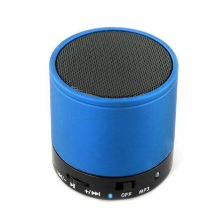 S10 Portable Mini Bluetooth Wireless Speaker TF Card Handsfree MP3 Cellphone Blue