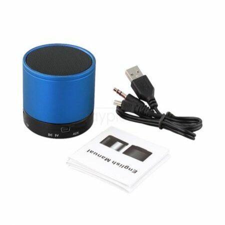 S10 Portable Mini Bluetooth Wireless Speaker TF Card Handsfree MP3 Cellphone Blue