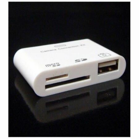 USB TF SD 3 in 1 Camera Connection Kit Card Reader For Apple iPad 4 iPad Mini