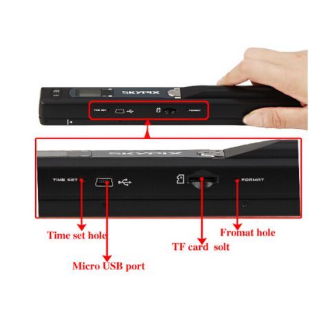 Skypix TSN415 Portable Scanner Mobile Mini Handheld Handyscan 900 Dpi