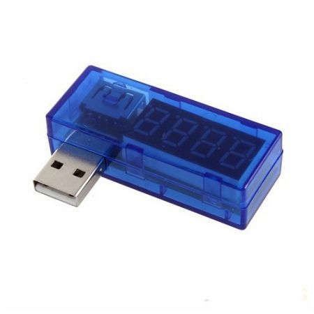 LUD USB Charger Doctor Current Voltage Detector Blue