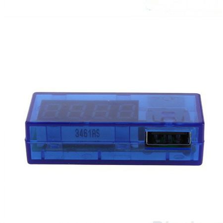 LUD USB Charger Doctor Current Voltage Detector Blue