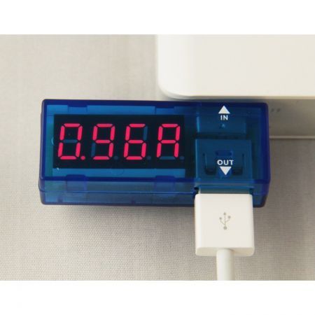 LUD USB Charger Doctor Current Voltage Detector Blue