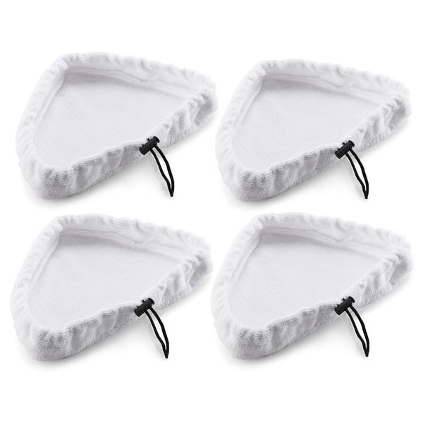 Pack of 4 Steam Cleaner Mop Replacement Cloths