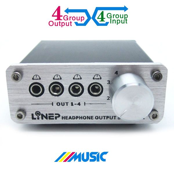 Four And Out Audio Switch Headphone Switch Mp3 Switch Audio Switcher