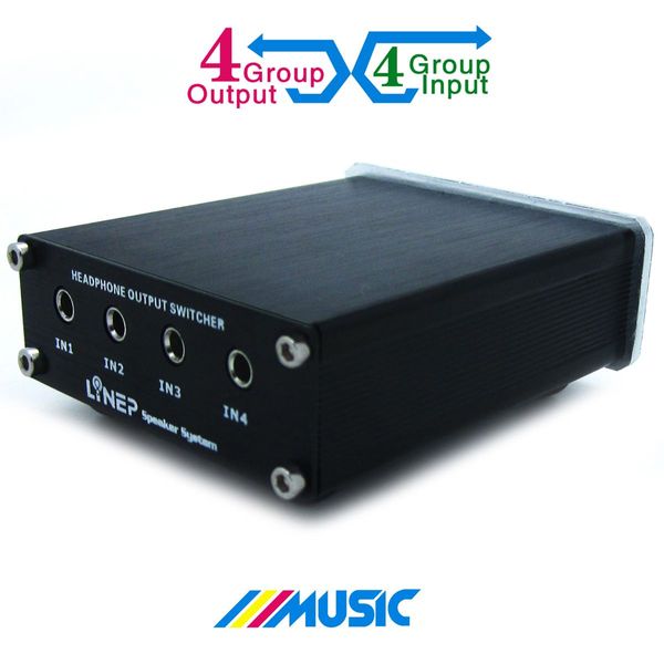 Four And Out Audio Switch Headphone Switch Mp3 Switch Audio Switcher