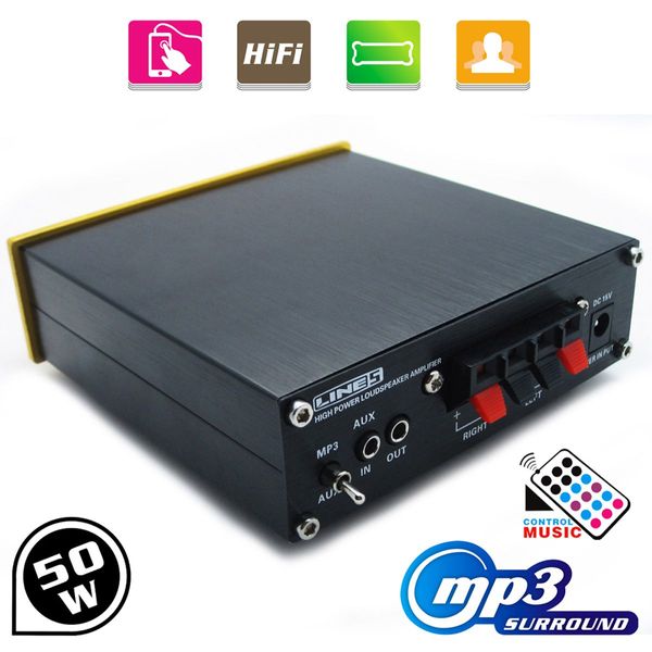 50W Digital Power Hifi Amplifier With Stereo 2.1