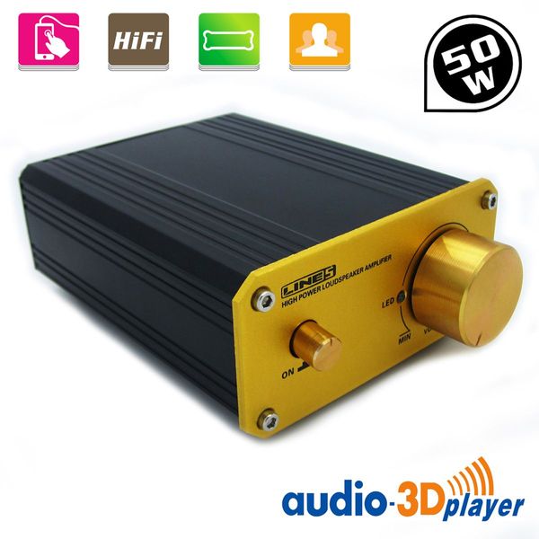 50W Digital Power Amplifier Hifi Amplifier With Stereo