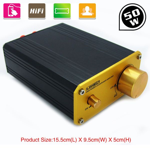 50W Digital Power Amplifier Hifi Amplifier With Stereo