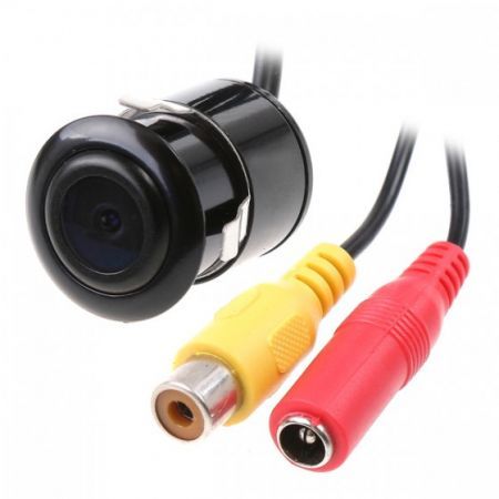 Car Rear View Reverse Backup Parking Waterproof CMOS Camera Black