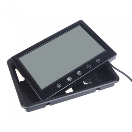 9" TFT LCD Car Rearview Color Monitor for VCD DVD GPS Camera