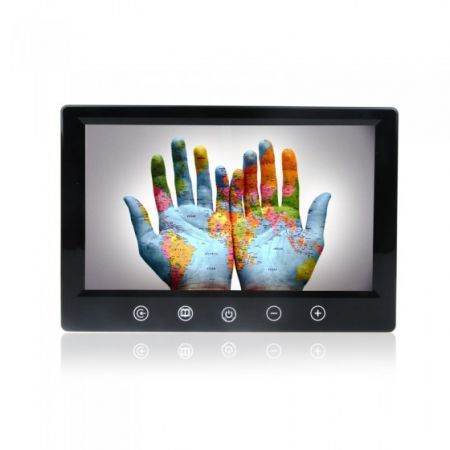 9" TFT LCD Car Rearview Color Monitor for VCD DVD GPS Camera