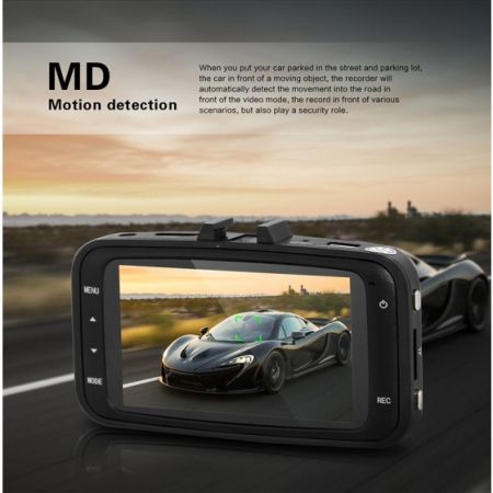 GF8000H Full HD 1080P Vehicle 2.7" Car DVR Camera Dash Cam Recorder IR Night Vision 170 Degree