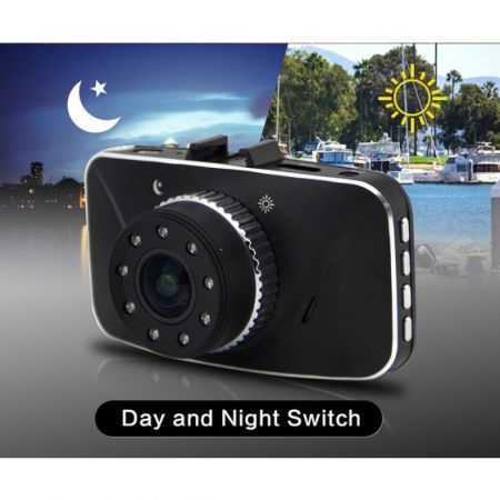 GF8000H Full HD 1080P Vehicle 2.7" Car DVR Camera Dash Cam Recorder IR Night Vision 170 Degree