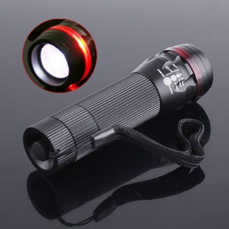 200LM Waterproof CREE LED Flashlight Torch Zoomable 3-Mode