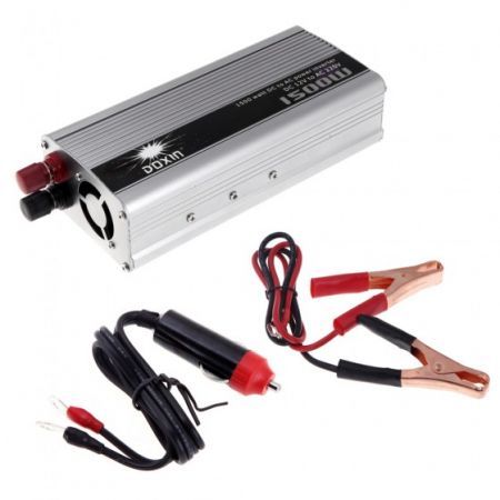 1500W WATT DC 12V to AC 220V Portable Car Power Inverter Charger Converter Transformer