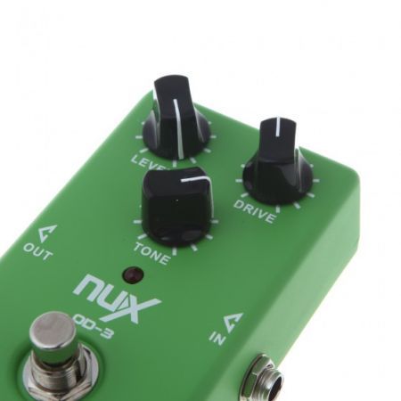 NUX OD-3 Overdrive Guitar Electric Effect Pedal Ture Bypass Green