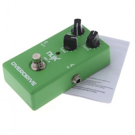 NUX OD-3 Overdrive Guitar Electric Effect Pedal Ture Bypass Green