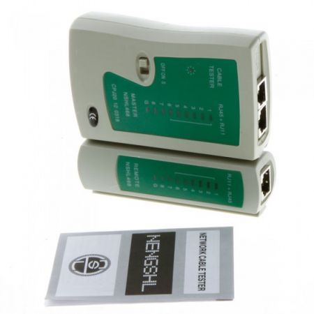 LUD RJ45 RJ11 RJ12 CAT5 UTP NETWORK LAN USB CABLE TESTER