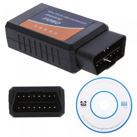 LUD ELM327 OBDII V1.5 CAN-BUS Bluetooth Diagnostic Interface Scanner