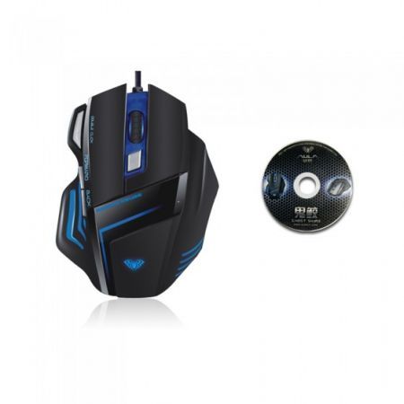 Wired USB Professional Gaming Mouse 2000DPI Programmable Buttons