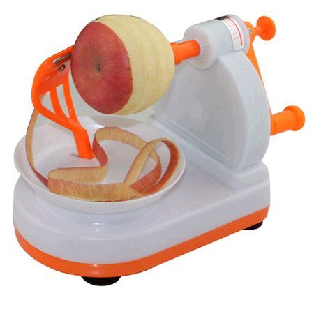 Kitchen Helper Semi-automatic Apple Peeler Tool White