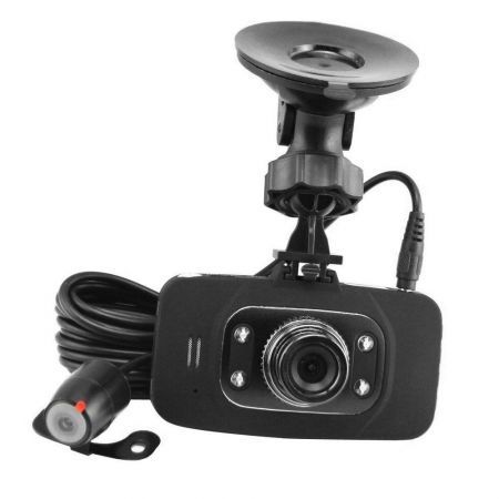 X80 Dual lens 2.7" LCD 720P HD CAR DVR Camera Video Recorder+Rear View Camera