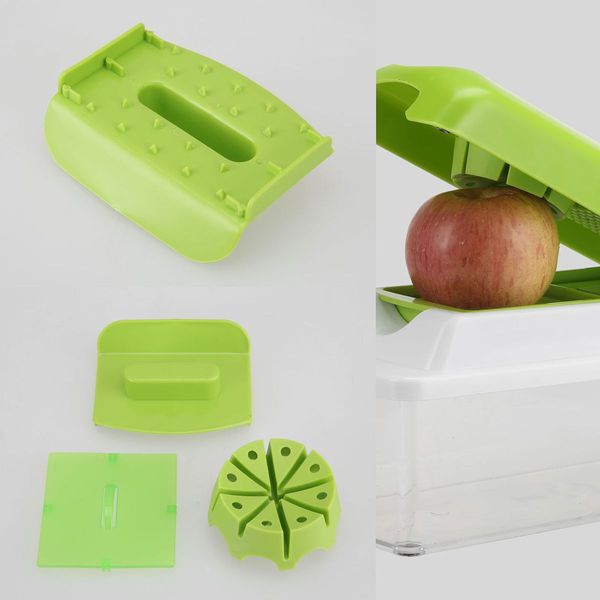 LUD 12 in 1 Multifunctional Vegetable Fruit Slicer Cutter Kitchen Tool