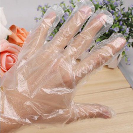 300 Clear Disposable Plastic Gloves