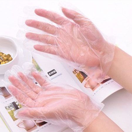 300 Clear Disposable Plastic Gloves