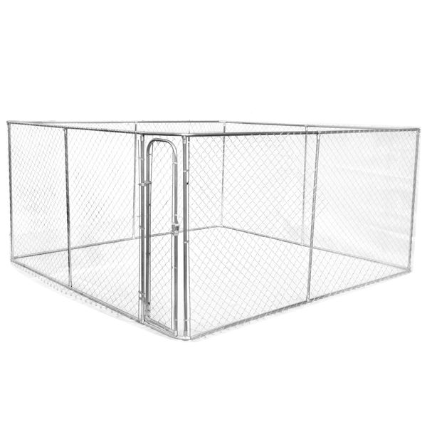 Dog Kennel Outdoor Playpen Rabbit Hutch Pet Enclosure Chicken Run Coop Puppy Cage Fencing 4m x 4m