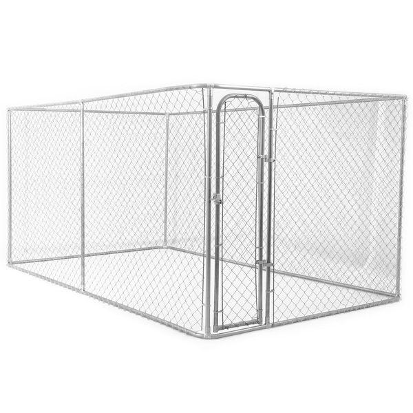 Dog Kennel Rabbit Hutch Pet Run Enclosure Chicken Coop Cage Playpen Puppy Fencing Outdoor 4m x 2.3m x 1.83m