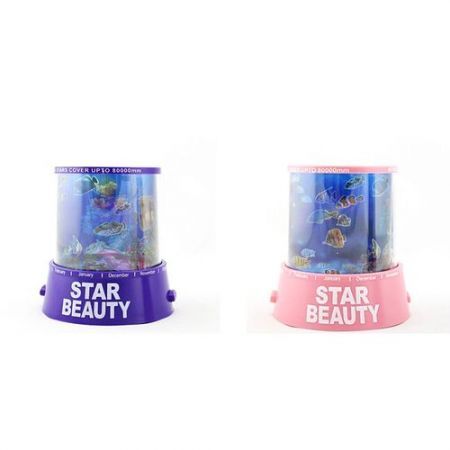 LUD Beautiful Ocean Star Underwater World Projector Night Light Lamp (Ramdon Color)