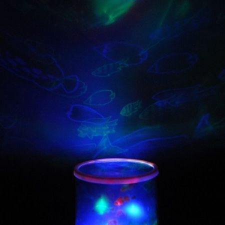 LUD Beautiful Ocean Star Underwater World Projector Night Light Lamp (Ramdon Color)